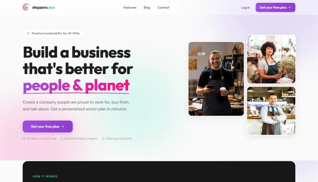 StepZero — product screenshot
